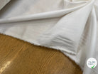 TISSU CHEMISE 100% COTON BLANC 145CM - My Little Coupon