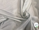 TISSU CHEMISE BLANC RAYURES VERTES - My Little Coupon