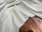 TISSU CHEMISE BLANC RAYURES VERTES - My Little Coupon