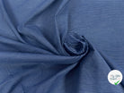 TISSU CHEMISE COTON BLEU RAYURES BLANCHE - My Little Coupon