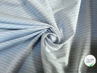TISSU CHEMISE COTON FACONNE PETITES FLEURS AVEC RAYURES - My Little Coupon