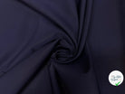 TISSU CHEMISE COTONIFICIO ALBINI BLEU MARINE A RAYURES HORIZONTALES BLEU MARINE - My Little Coupon