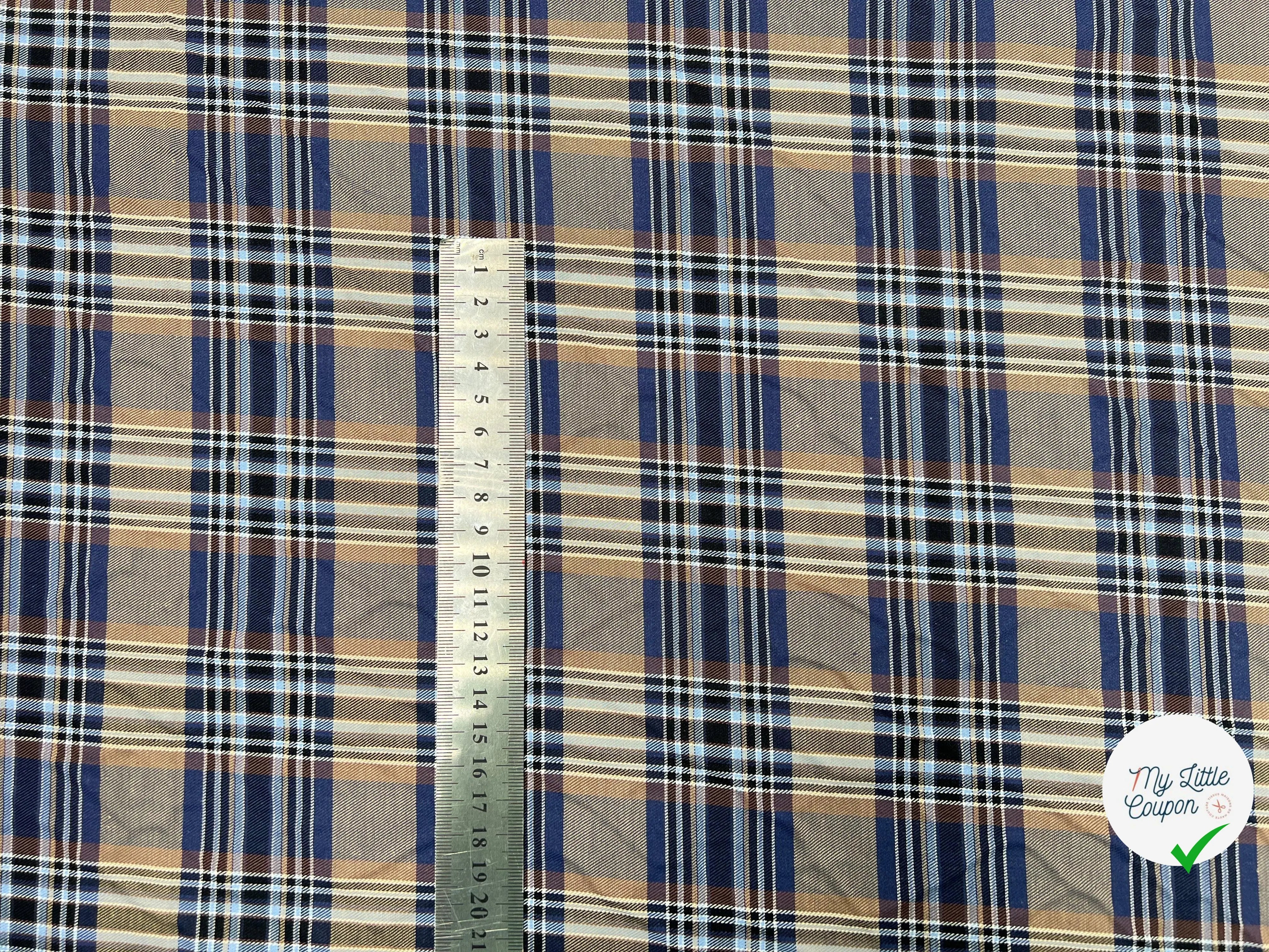 TISSU CHEMISE ECOSSAIS COOL ATTITUDE - My Little Coupon - tissu - coudre