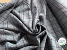 TISSU CHEMISE FLANELLETTE TRAPPEUR BLEU - My Little Coupon