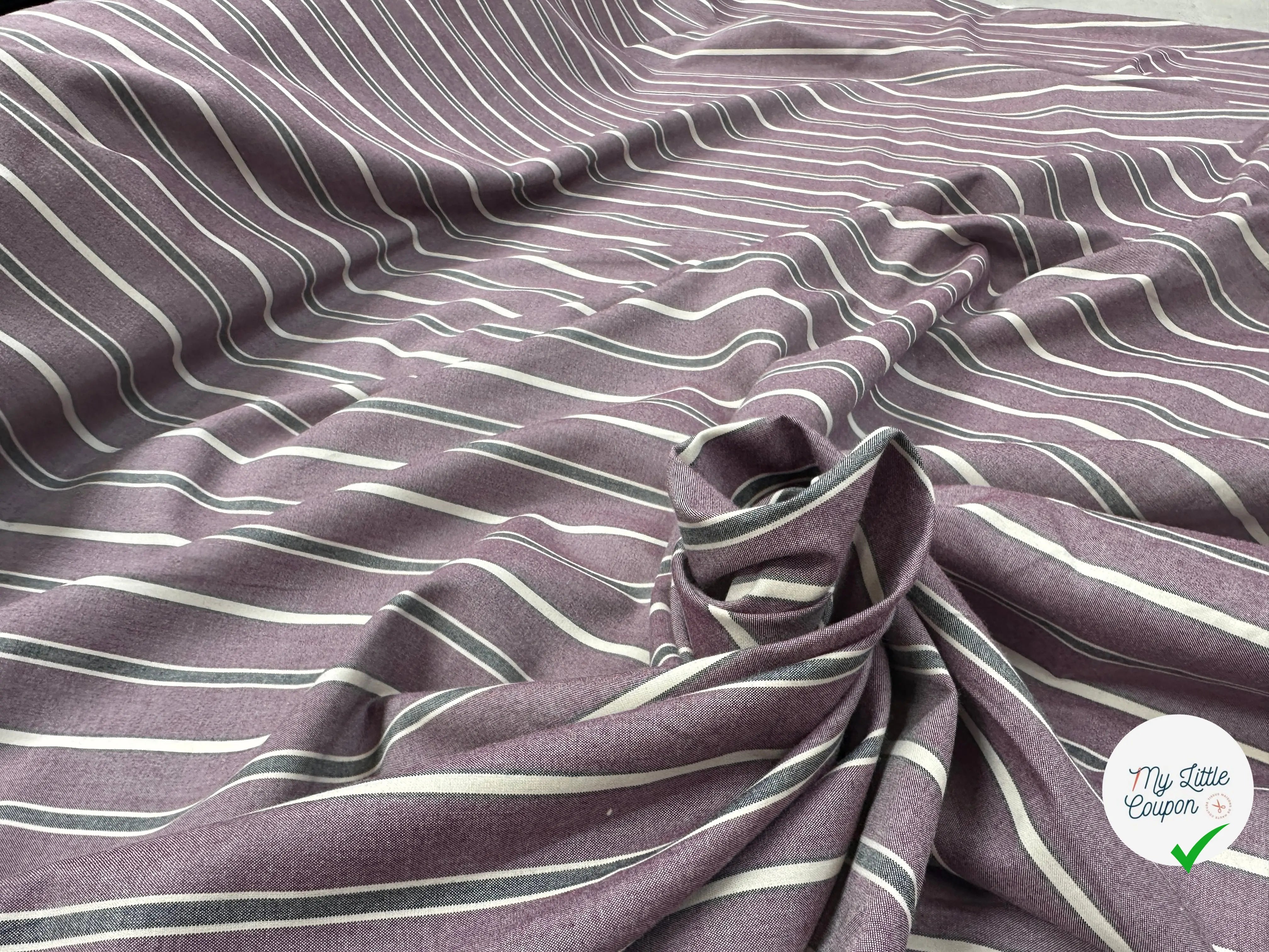 TISSU CHEMISE  RAYURES SERTIES MSO