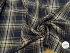 TISSU CHEMISE SUBTILE FALL JAPAN 2 MARRON NAVY - My Little Coupon