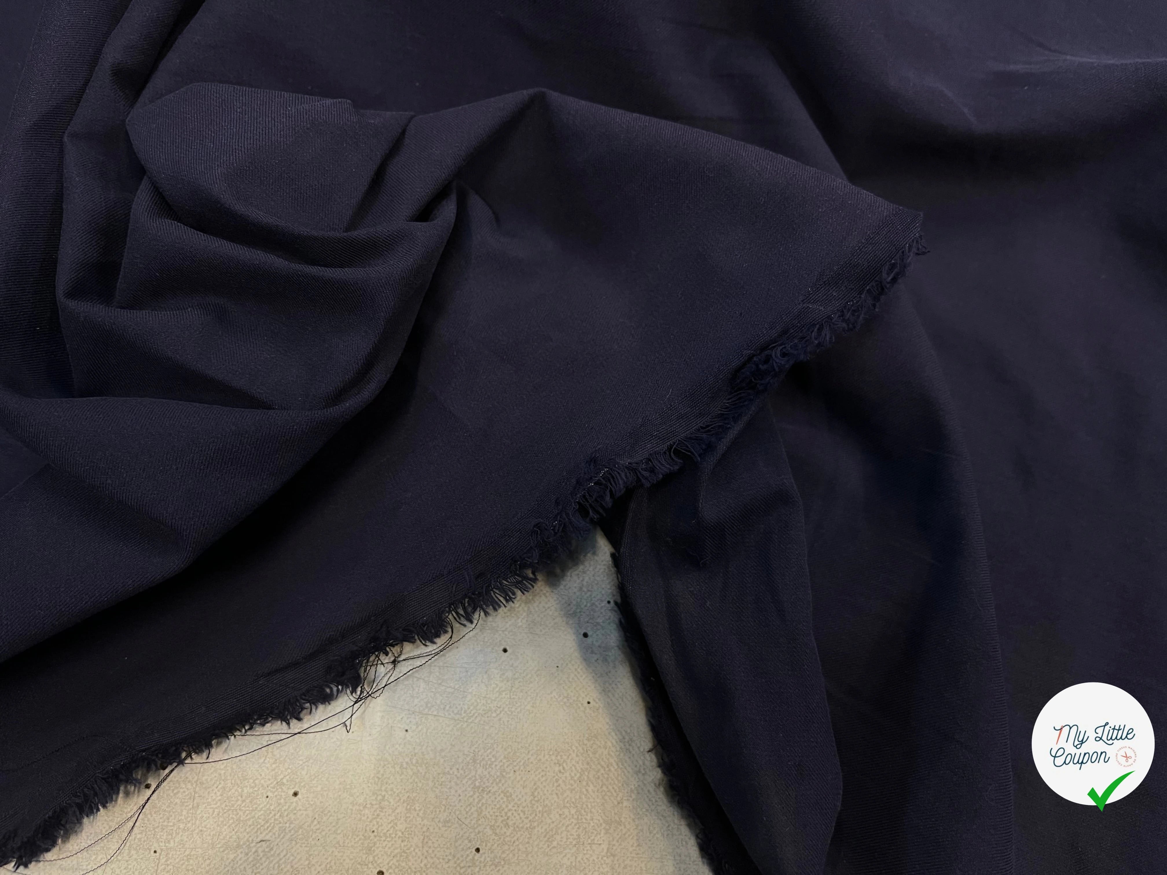 TISSU COTON CHEMISE BLEU - My Little Coupon