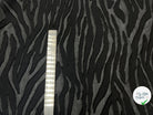 TISSU COTON DÉVORÉ CHARMILLES NOIR FIL LOUPS MSO