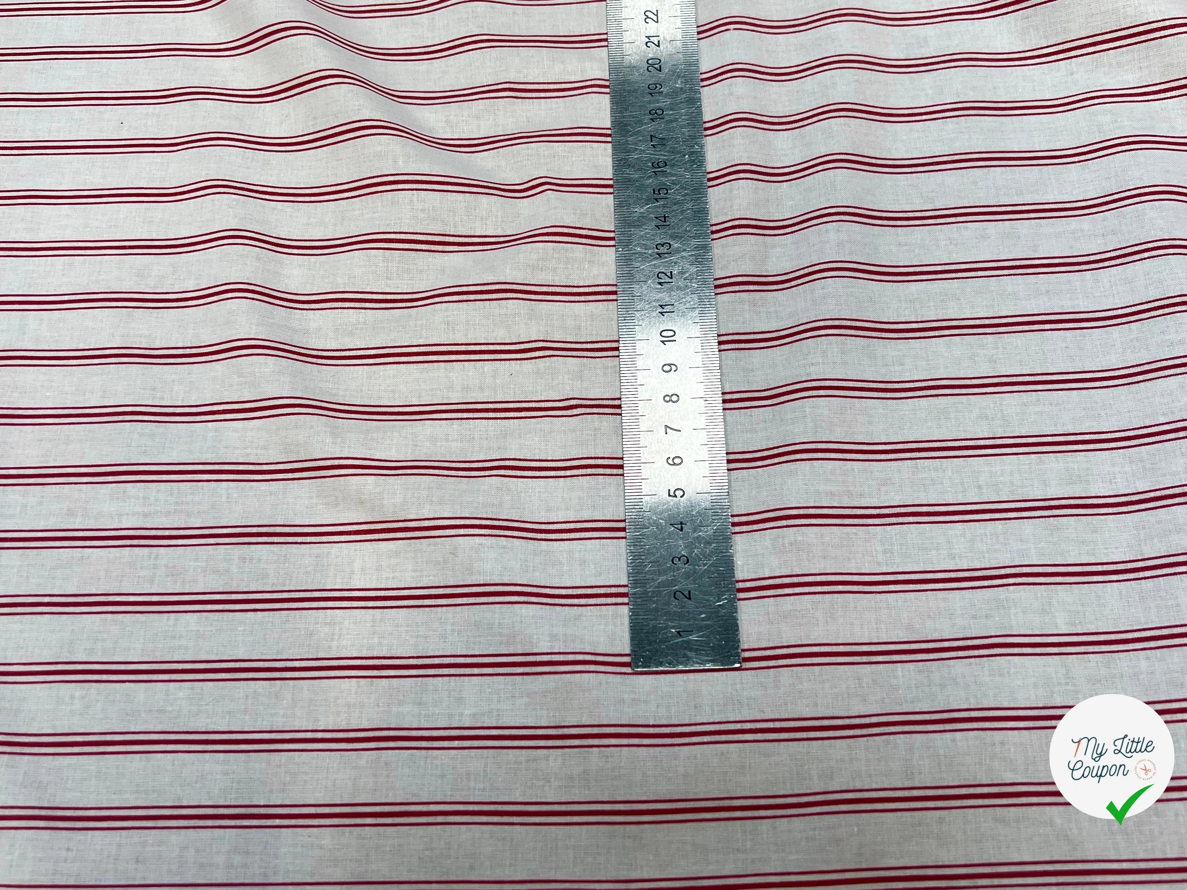TISSU COTON REGENCE ROUGE 150 - My Little Coupon