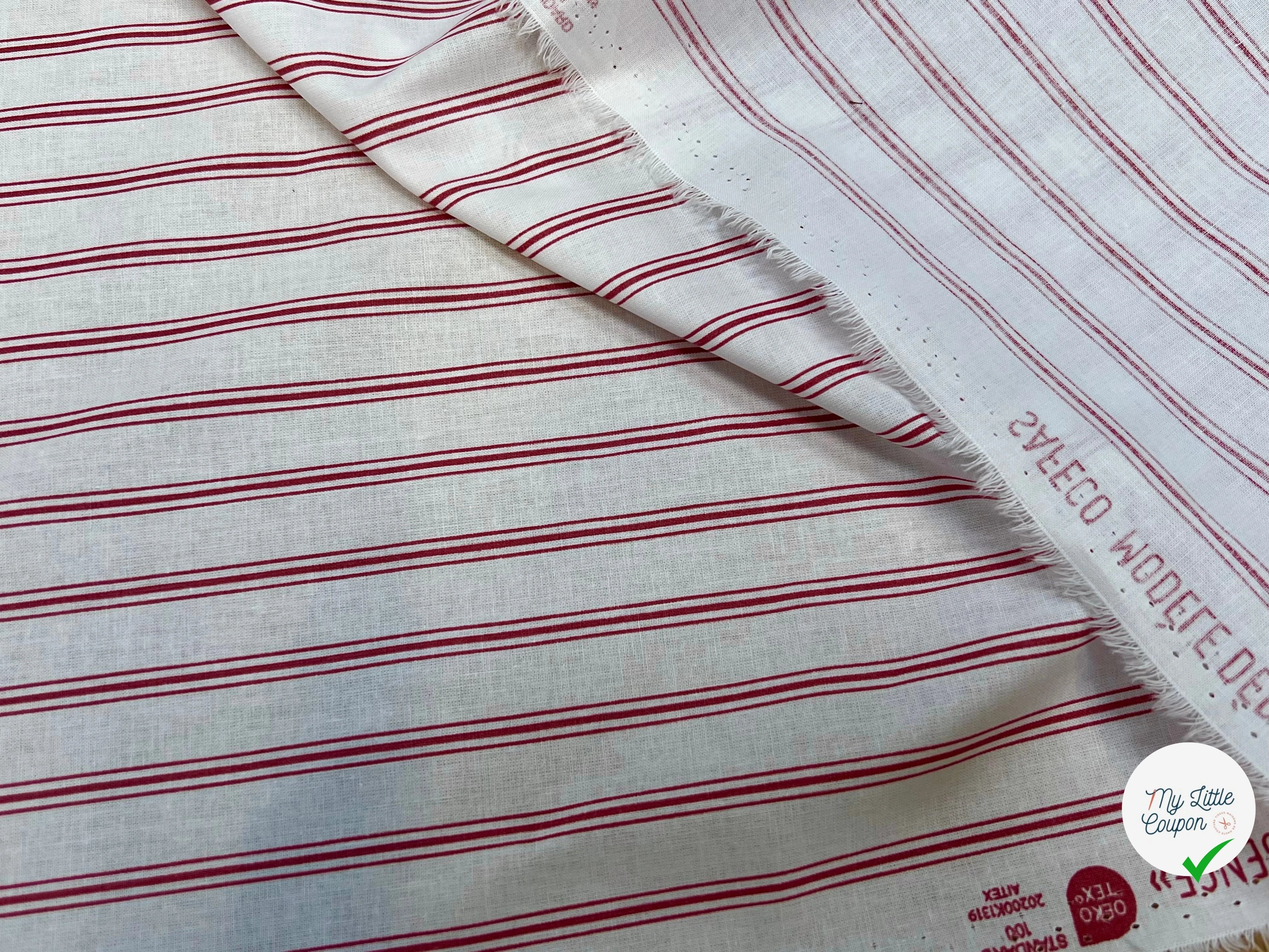 TISSU COTON REGENCE ROUGE 150 - My Little Coupon