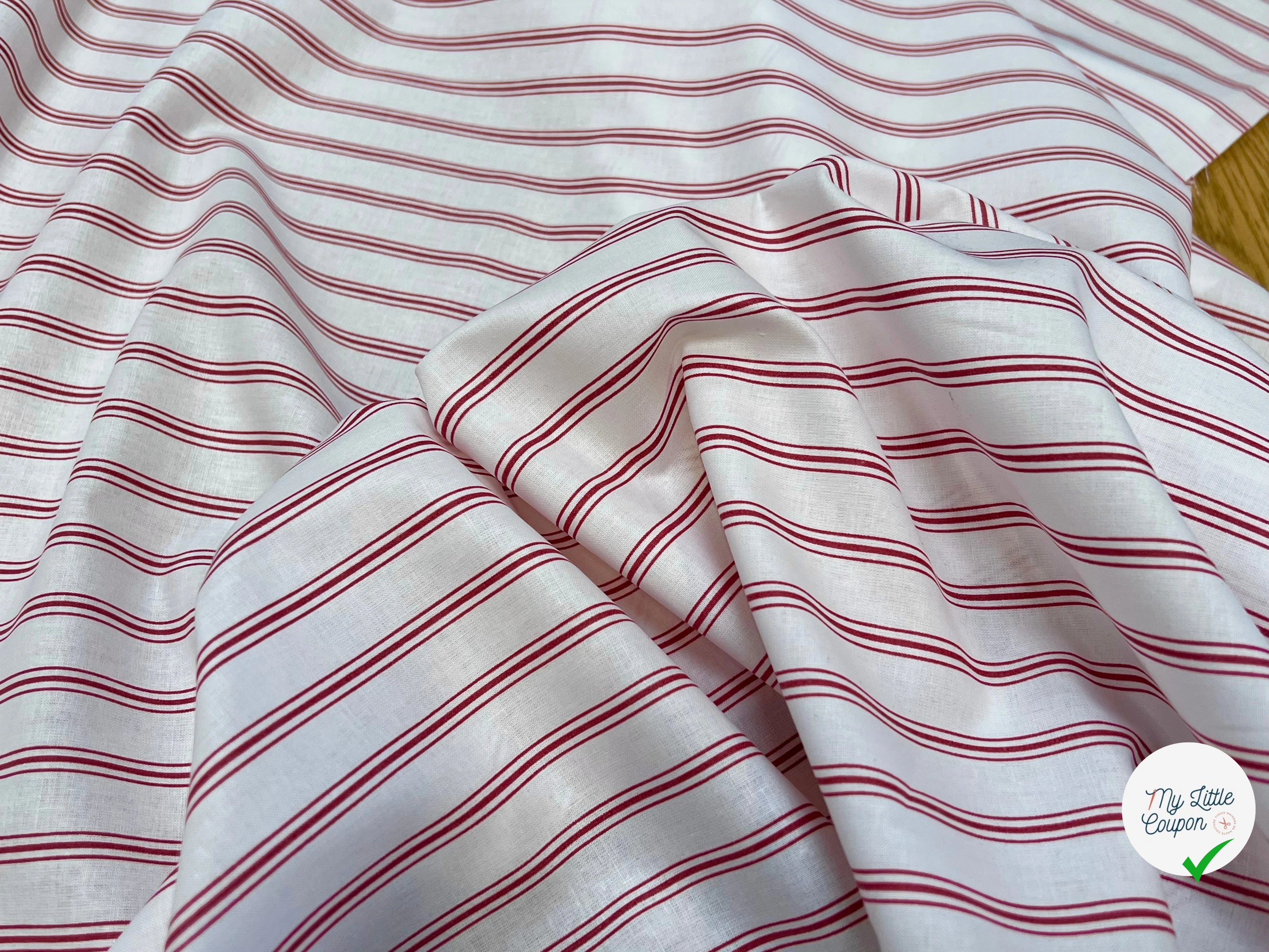 TISSU COTON REGENCE ROUGE 150 - My Little Coupon