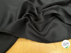 TISSU COTON SATINÉ NOIR 27% SOIE - My Little Coupon