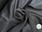 TISSU COTON SATINÉ NOIR 27% SOIE - My Little Coupon