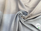 TISSU COTON TRAPPEUR BICOLORE BLEU GRIS SOURIS ET BEIGE FONCÉ - My Little Coupon