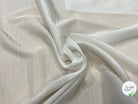TISSU CREPE LÉGÈREMENT SATINÉ FLUIDE BLANC CASSÉ - My Little Coupon