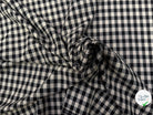 TISSU FACON TWEED DAMIER SUPERBE DRAPÉ POLYVISCOSE - My Little Coupon