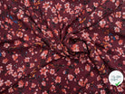 TISSU FLUIDE IMPRIMÉ FLEURS D'AUTOMNE - My Little Coupon - tissu - coudre