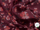 TISSU FLUIDE IMPRIMÉ FLEURS D'AUTOMNE - My Little Coupon - tissu - coudre