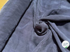 TISSU FLUIDE PEACHSKIN 100% CUPRO BLEU MARINE - My Little Coupon