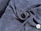 TISSU FLUIDE PEACHSKIN 100% CUPRO BLEU MARINE - My Little Coupon