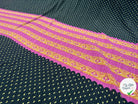 TISSU GAUFFRÉ PAISLEY ET ROSE - My Little Coupon