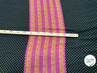 TISSU GAUFFRÉ PAISLEY ET ROSE - My Little Coupon