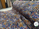 TISSU MATELASSÉ BUBBLE DESSUS DOUBLURE NOIR DESSOUS MATELASSAGE FRANÇAIS MLC INTERN