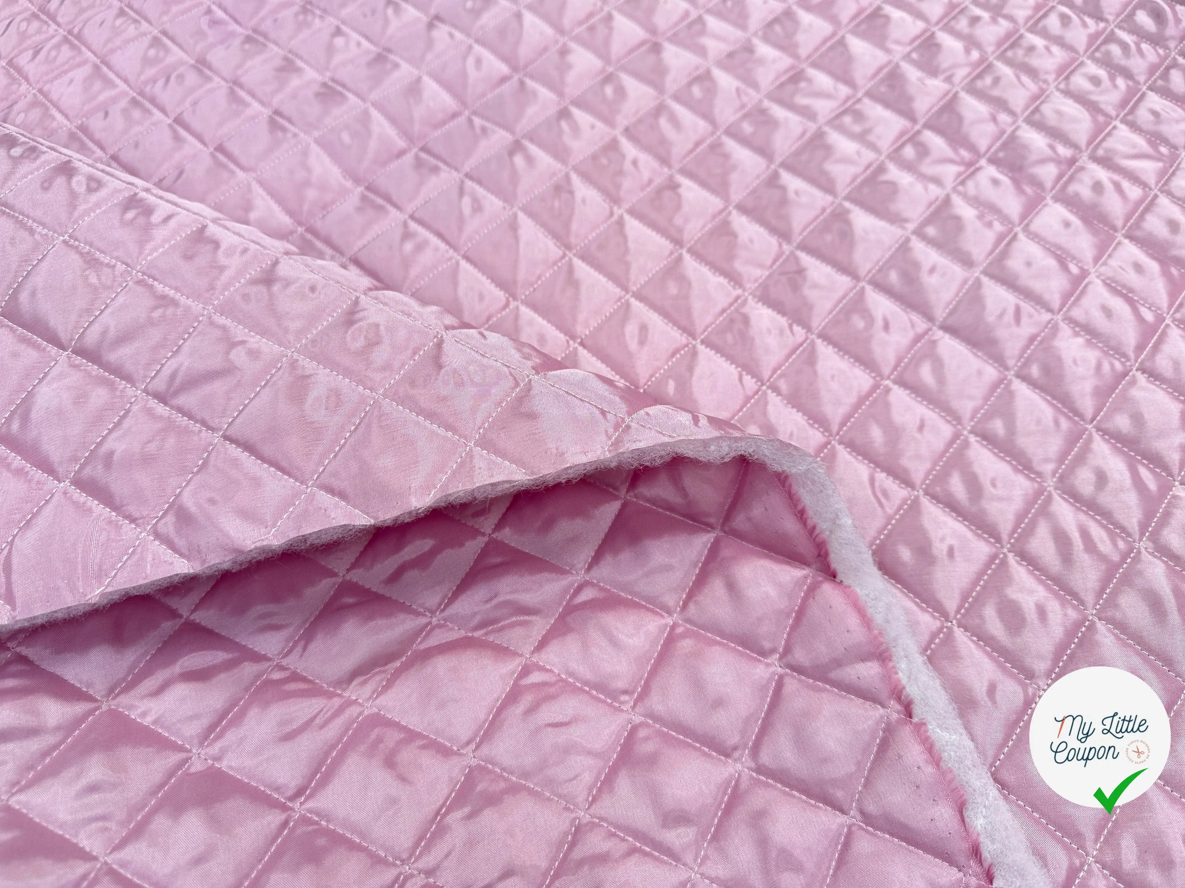 TISSU MATELASSÉ DOUDOUNE DOUBLE FACE CHIC MATELASSAGE FRANÇAIS - My Little Coupon