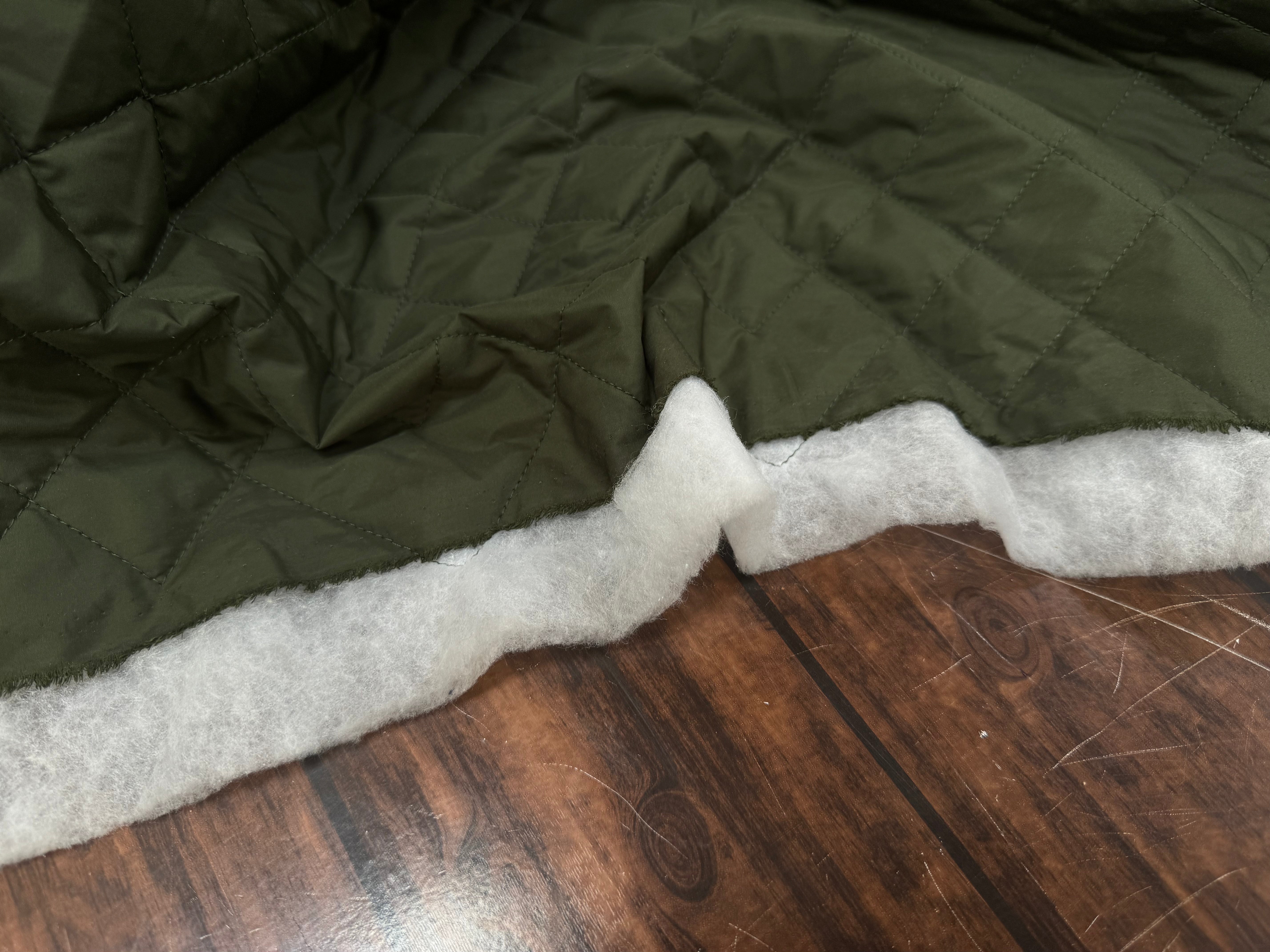 TISSU MATELASSÉ KAKI CHIC - My Little Coupon