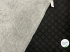 TISSU MATELASSÉ NOIR DOUDOUNE CHIC MATELASSAGE FRANÇAIS SIMPLE FACE MLC INTERN