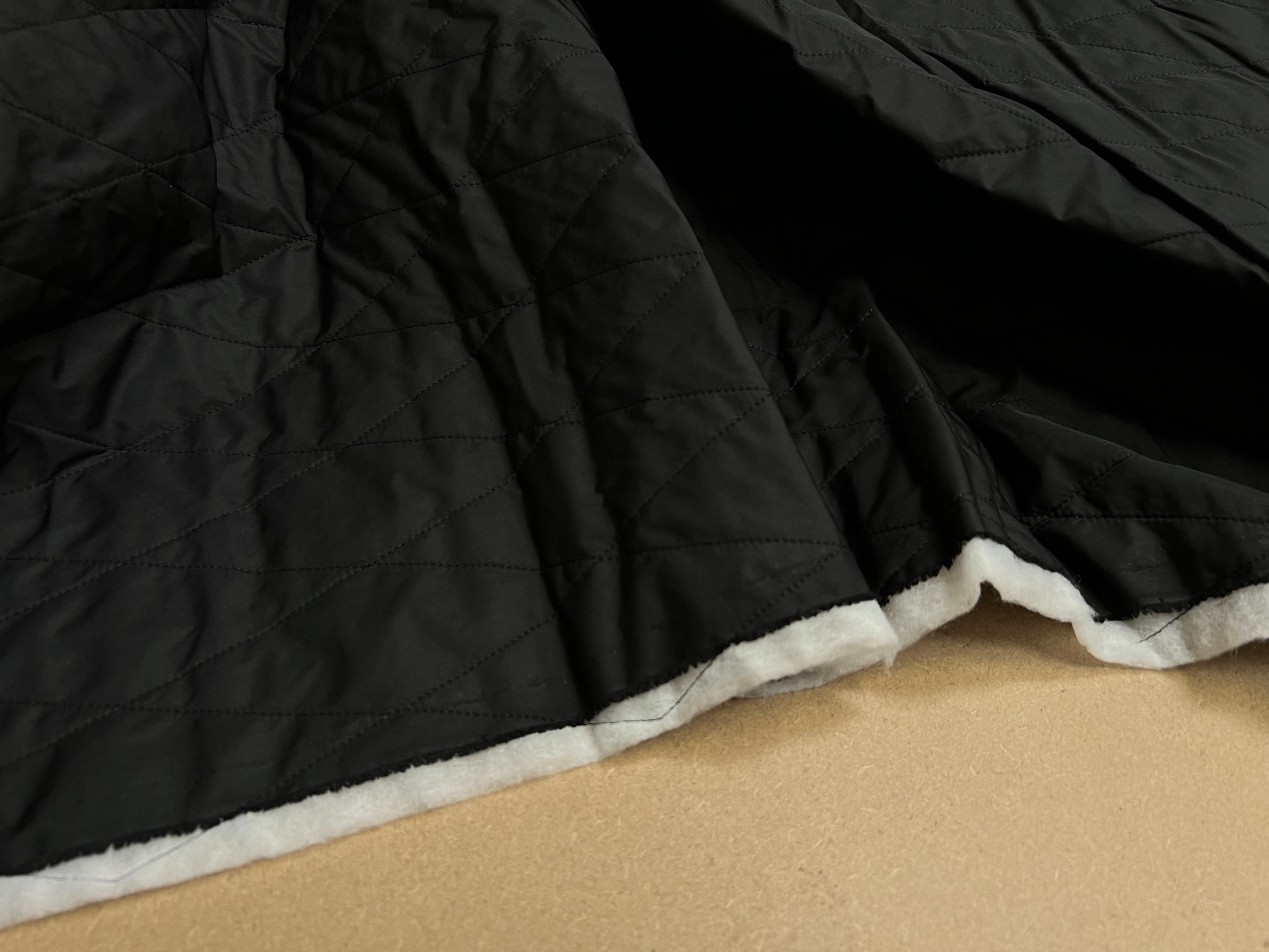 TISSU MATELASSÉ NOIR - My Little Coupon