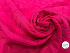 TISSU MATELASSÉ ROSE MOTIF RECTANGLE ENVERS DOUX - My Little Coupon