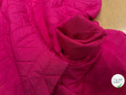 TISSU MATELASSÉ ROSE MOTIF RECTANGLE ENVERS DOUX - My Little Coupon