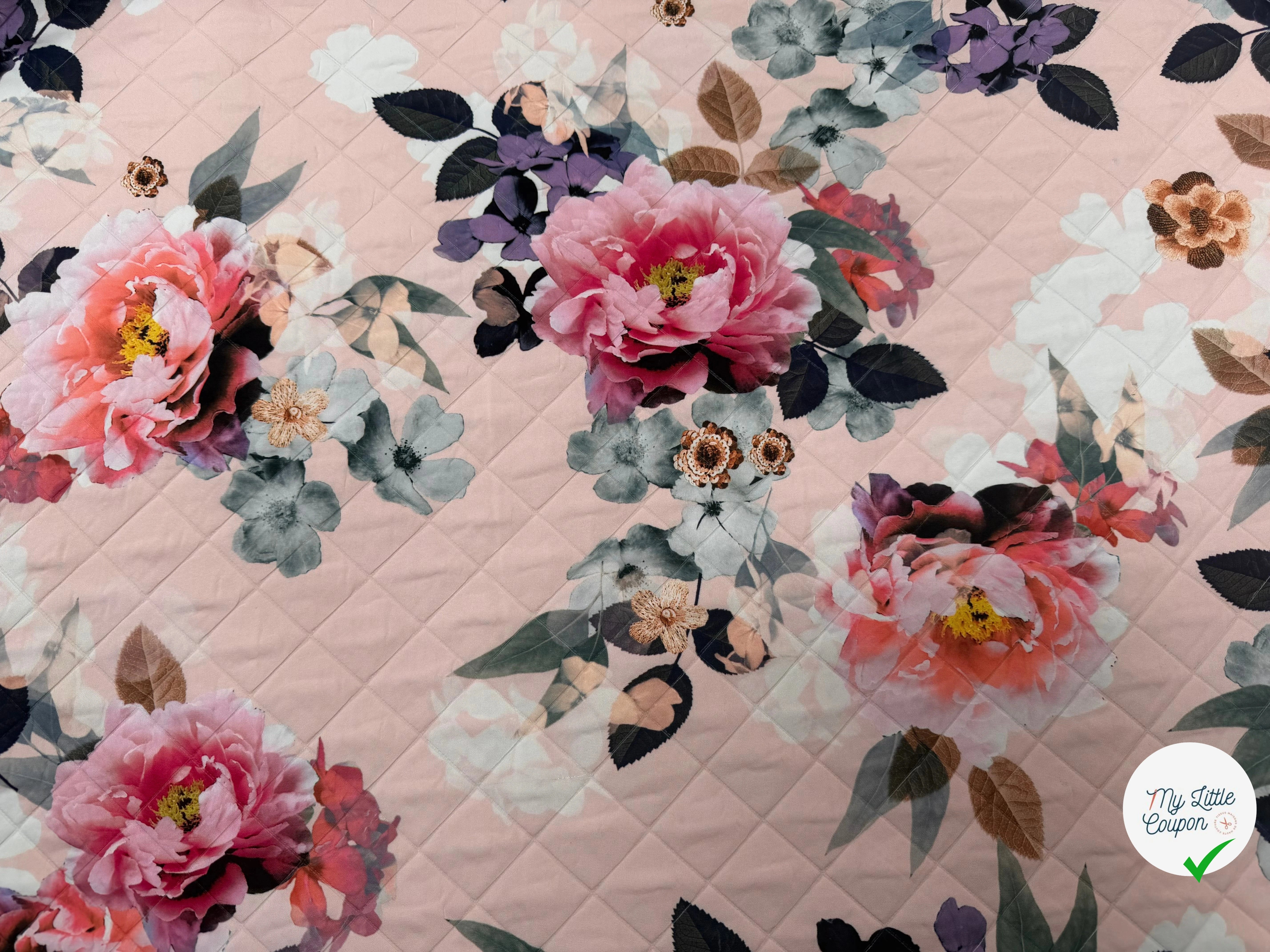 TISSU MATELASSÉ SIMPLE FACE IMPRIMÉ 6 - My Little Coupon