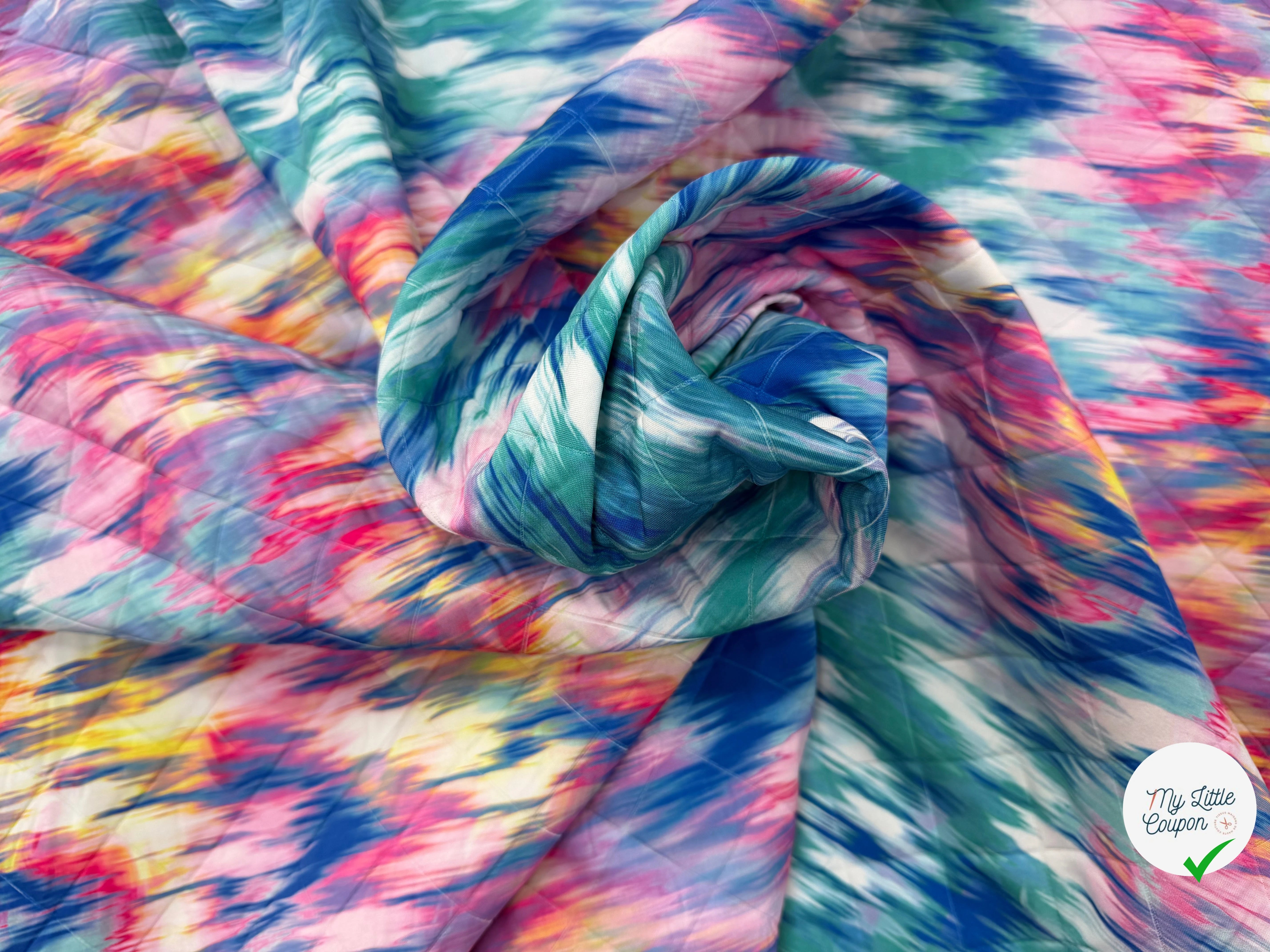 TISSU MATELASSÉ SIMPLE FACE IMPRIMÉ 9 - My Little Coupon