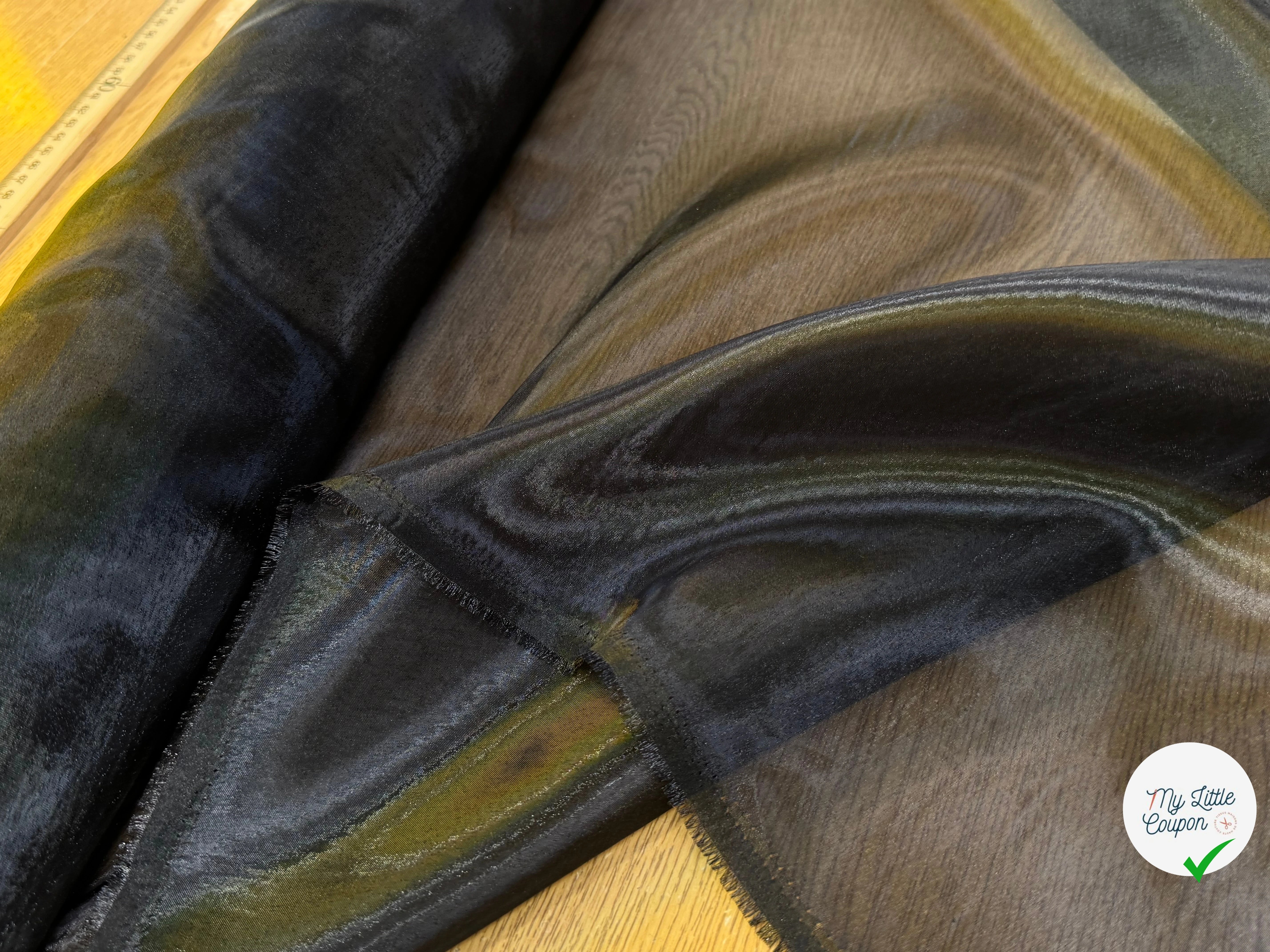 TISSU ORGANZA NOIR 50 - My Little Coupon