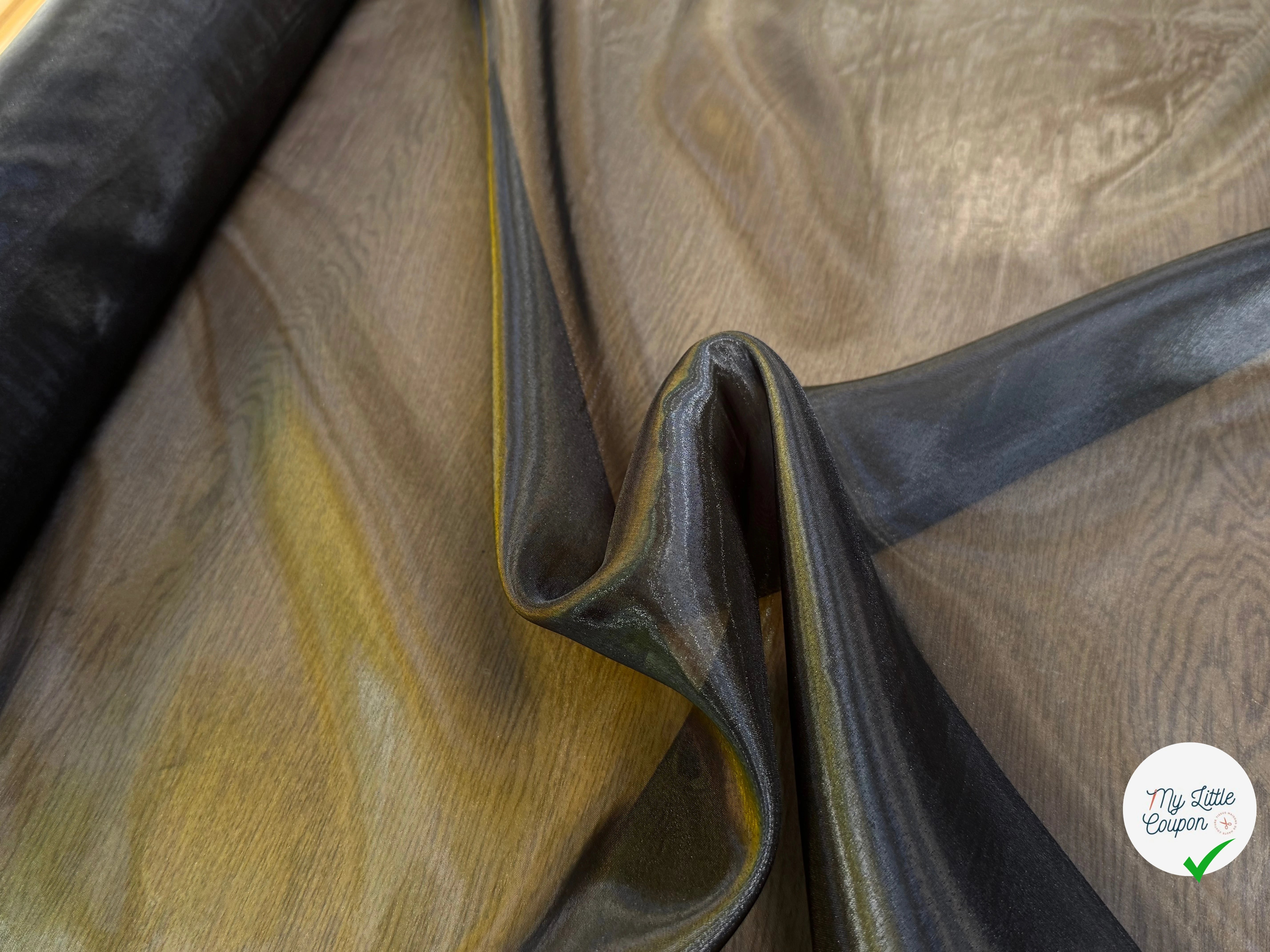 TISSU ORGANZA NOIR 50 - My Little Coupon