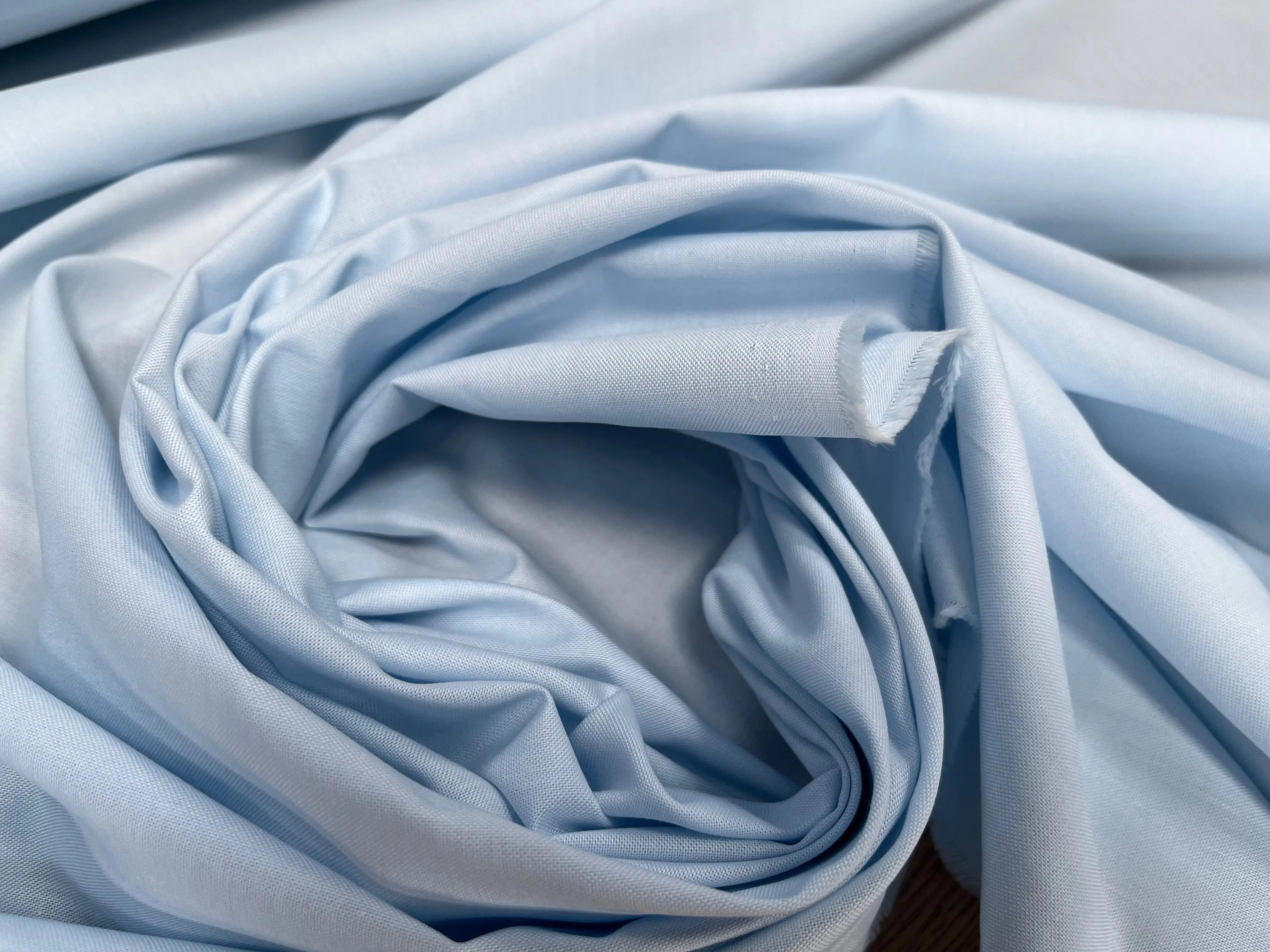 TISSU OXFORD UNI BLEU CIEL - My Little Coupon