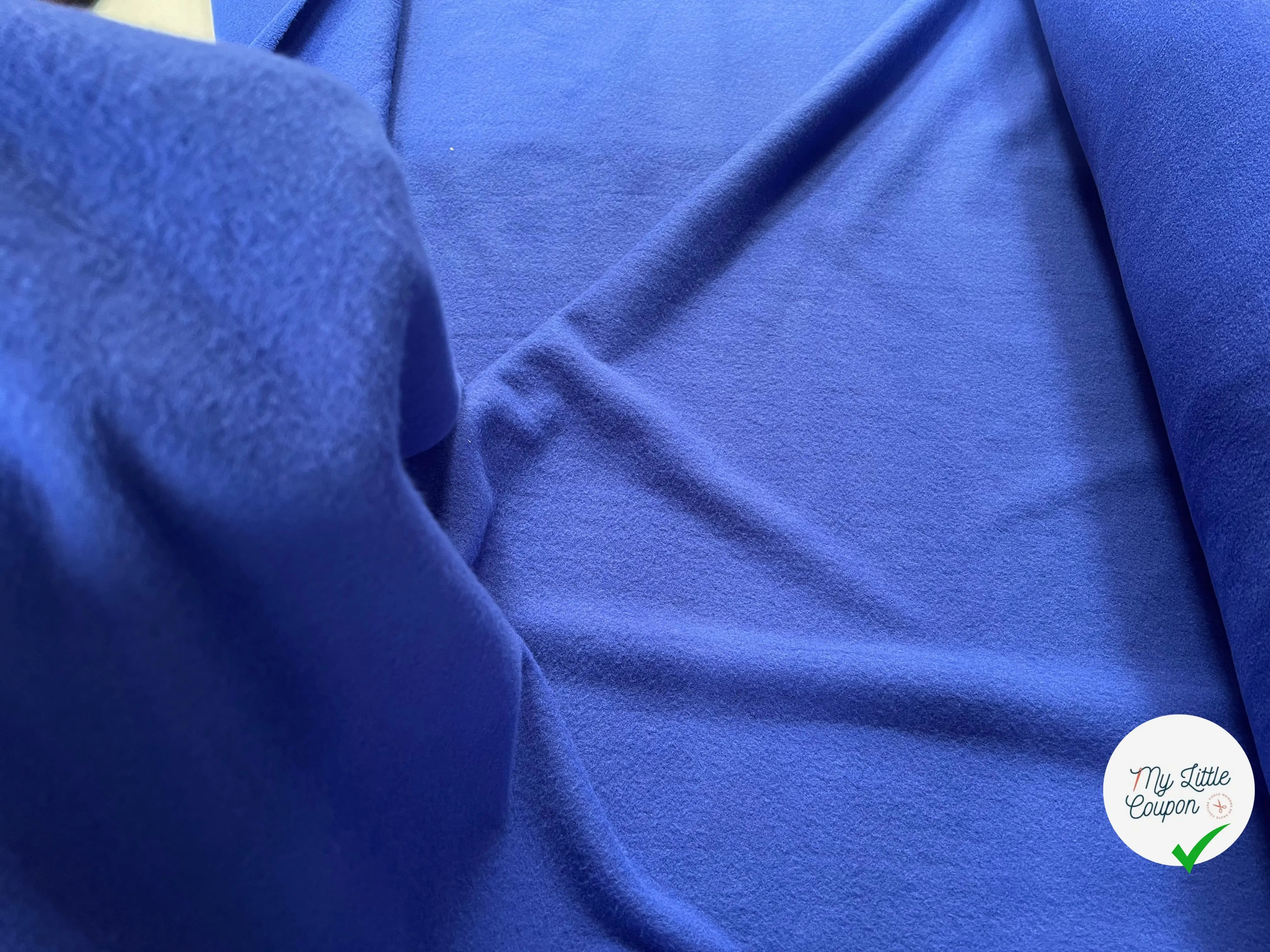 TISSU POLAIRE TOUT DOUX BLEU - My Little Coupon