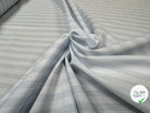 TISSU POPELINE - TOILE RAYE BLEU - My Little Coupon