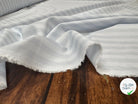 TISSU POPELINE - TOILE RAYE BLEU - My Little Coupon