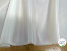 TISSU SATINÉ BLANC CASSÉ POLYESTER - My Little Coupon
