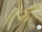 TISSU SATINÉ JAUNE VANILLE - My Little Coupon