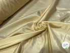 TISSU SATINÉ JAUNE VANILLE - My Little Coupon