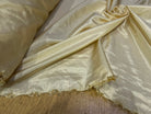 TISSU SATINÉ JAUNE VANILLE - My Little Coupon