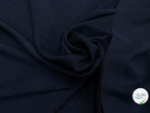TISSU SERGÉ FLUIDE BLEU NUIT - My Little Coupon