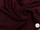 TISSU SERGÉ FLUIDE ROUGE BORDEAU - My Little Coupon