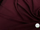 TISSU SERGÉ FLUIDE ROUGE BORDEAU - My Little Coupon