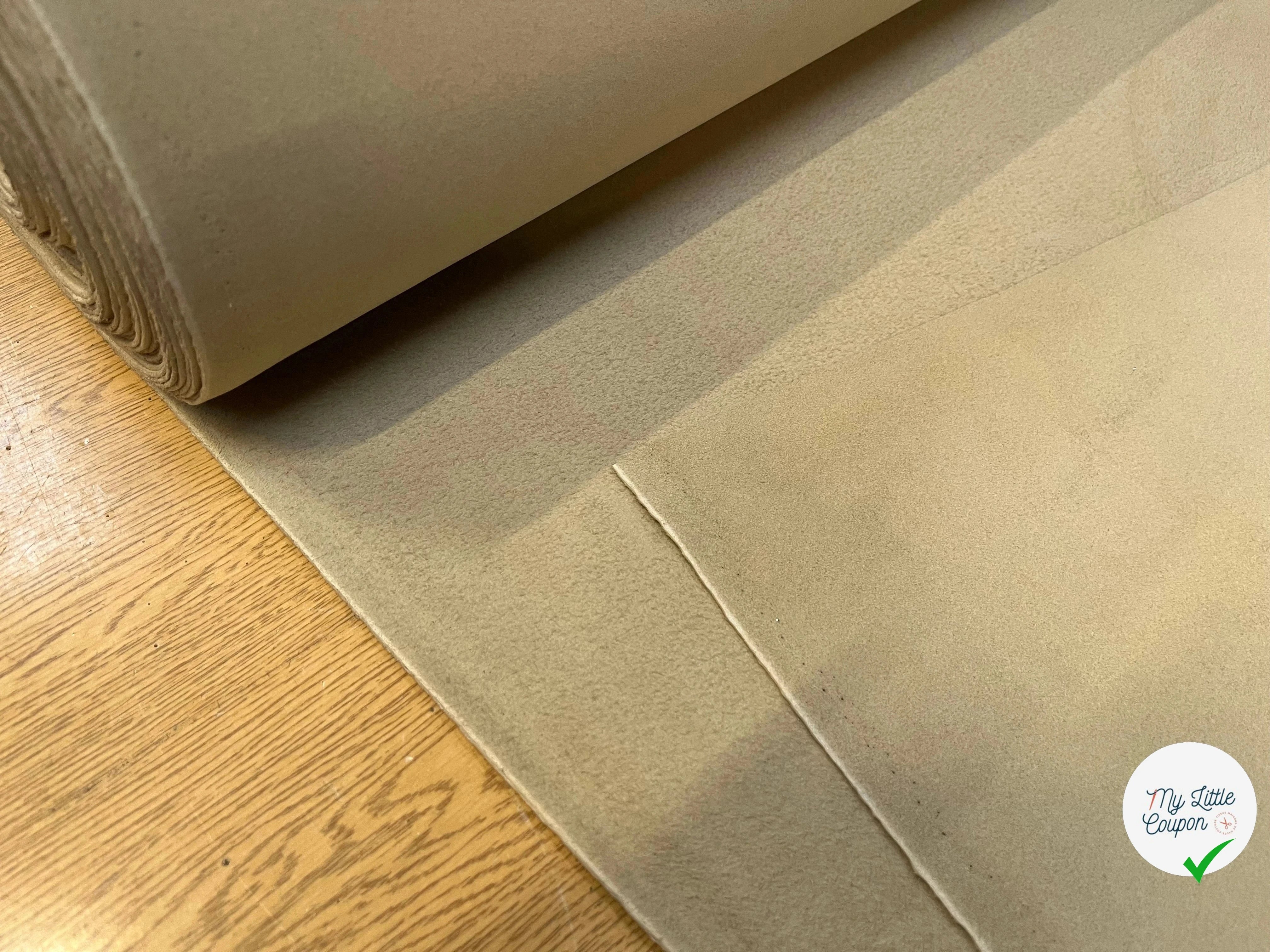 TISSU SUEDE TRÈS RIGIDE ASPECT DAIM GINGER - My Little Coupon