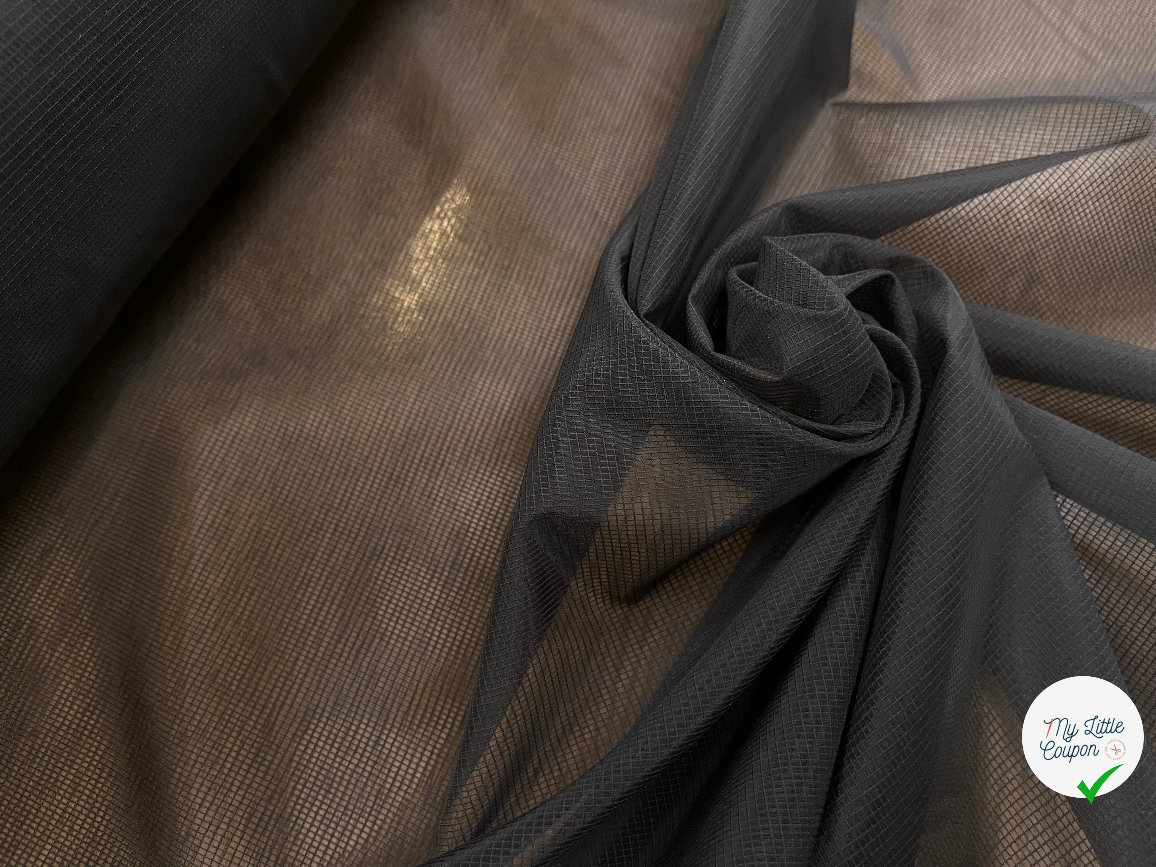 TISSU TECHNIQUE COUPE VENT NOIR - My Little Coupon